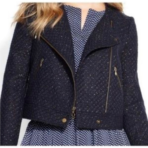 QMack‎ metallic tweed motorcycle jacket - Picture 2 of 10